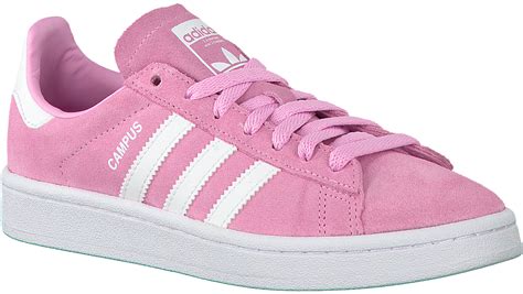 adidas campus roze met oranje